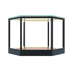 Tavola 9W LED Hexagon Table Black