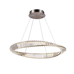 Stella 50W LED Pendant Satin Nickel