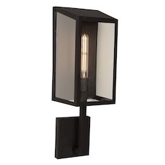 Sonesta Collection 1Light Exterior Wall Light, Black
