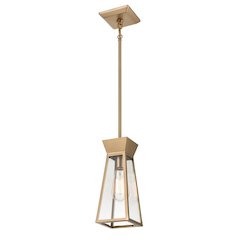 Lucian Single Pendant Brushed Brass