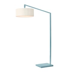 Stretch 75"H 1-Light Chairside Arc Lamp, Pool Blue Body