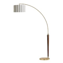 Scalloped Arc Floor Lamp