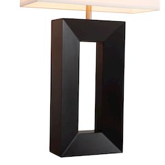 Julie Standing Table Lamp - Ebony