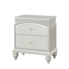 Platinum 2-drawer Nightstand