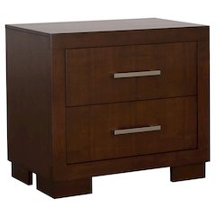 Polk Cappuccino 2-drawer Nightstand