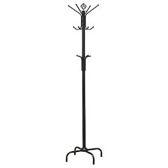Black Metal Coat Rack