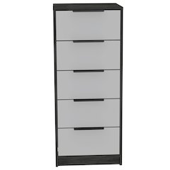 5-Drawer Rectangle Dresser White