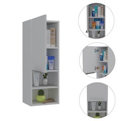 Rectangle 2-Shelf Medicine Cabinet White