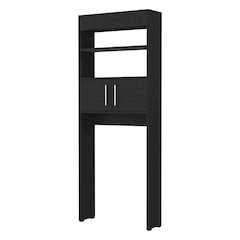 2-Shelf Over The Toilet Cabinet Black Wengue
