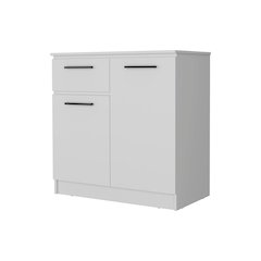 2-Door 1-Drawer Dresser White
