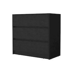 Black 3-Drawer Dresser