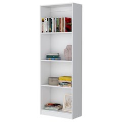 White Tier Storage Shelves Bookcase