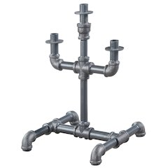 Sandy Grey Candleholder