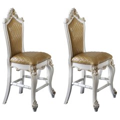 Armless Counter Height Chairs with Arched Backrest (Set-2)