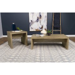 Brianna Mango 2-piece Rectangular Coffee and End Table Set
