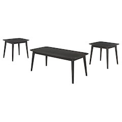 Black 3-piece Occasional Set