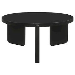 Black Round Coffee Table