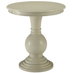 Accent Table with Pedestal Base
