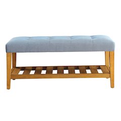 Tufted Padded Seat Bench