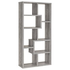 8-shelf Modern Geometric Bookcase