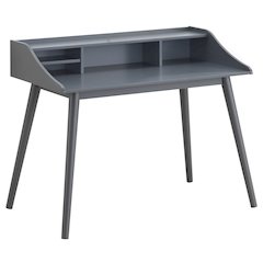 Grey 4-compartment Writing Desk