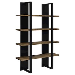 4-shelf Two-tone Bookcase