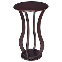 Cherry Round Accent Table