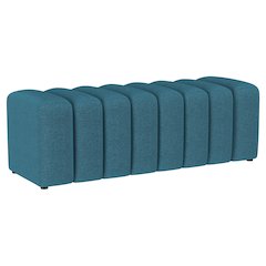 Channel Tufted Accent Bench