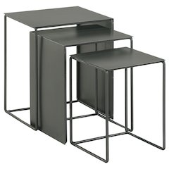 Grey 3-Piece Rectangular Nesting Table