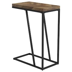 Rectangle Herringbone Accent Table