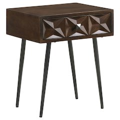 Rectangular Top 1-Drawer Accent Table