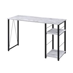 2-Shelf Rectangular Writing Desk