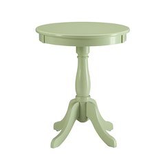 Side Table with Turned Pedestal