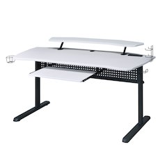 Gaming Table with LED Light W/USB