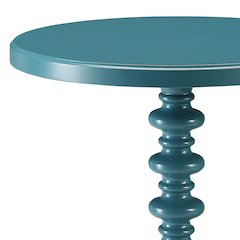Round Wooden Side Table