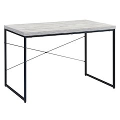 Writing Desk with Metal Sled Base