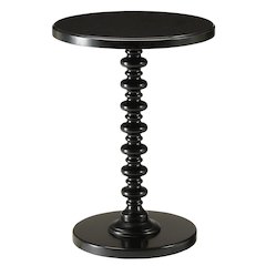Round Wooden Side Table