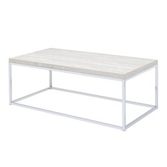 Engineered Stone Rectangular Coffee Table