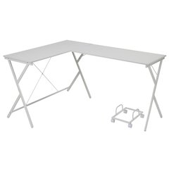 L-shaped Computer Desk with CPU Holder