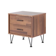 2-Drawer Accent Table with Hairpin Legs