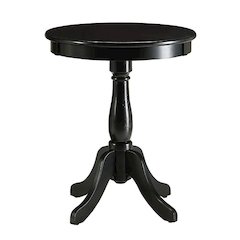 Side Table with Turned Pedestal