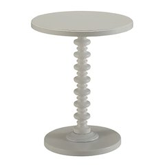 Round Wooden Side Table