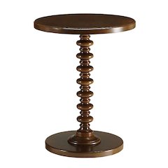 Round Wooden Side Table