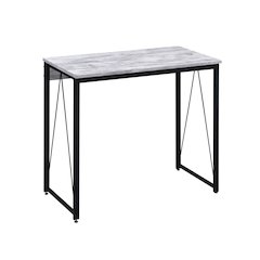 35.5" Writing Desk with Metal Sled Base