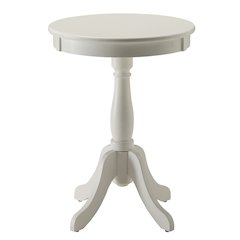Side Table with Turned Pedestal