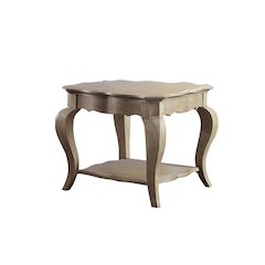 Antique Taupe End Table