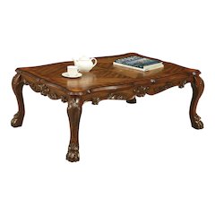 Brown Traditional Coffee Table