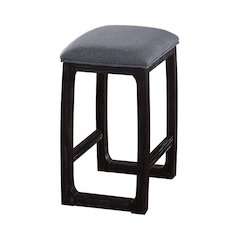 Weathered Espresso and Grey Counter Height Stool
