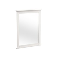 Westwood Design Lodge Farmhouse Style Wood Mirror in Cream Finish