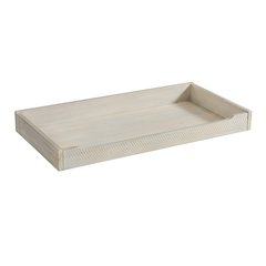 Westwood Design Beck Modern Style Wood Changer Topper in Willow Gray